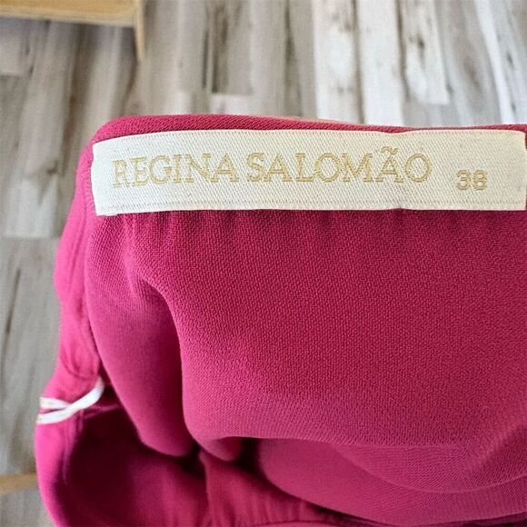 Regina Salamao Women's Off-Shoulder Pink Blouse Long Sleeve 38 - Picture 4 of 4
